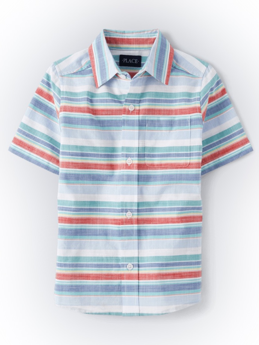 The Children’s Place Striped Chambray Button Up Shirt